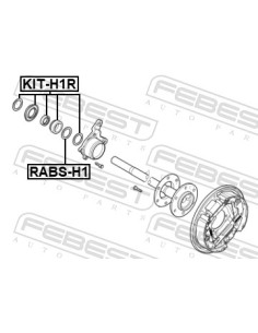 HYUNDAI H-1 ABS gredzens aizmugurē 583814A050 2